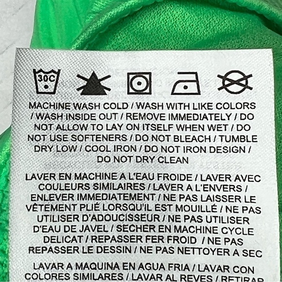 NIKE DRIFIT Women's Running Shorts Lined Neon Green Purple Trim Size M 3" Inseam - Picture 14 of 16